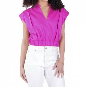 NEW EMILY MCCARTHY evie top in raspberry rose